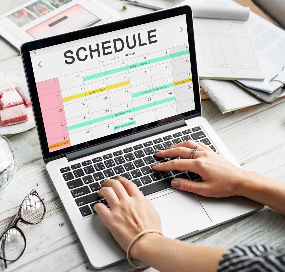 Cleaning Service planner calendar schedule date - Hetty-Keeps Clean